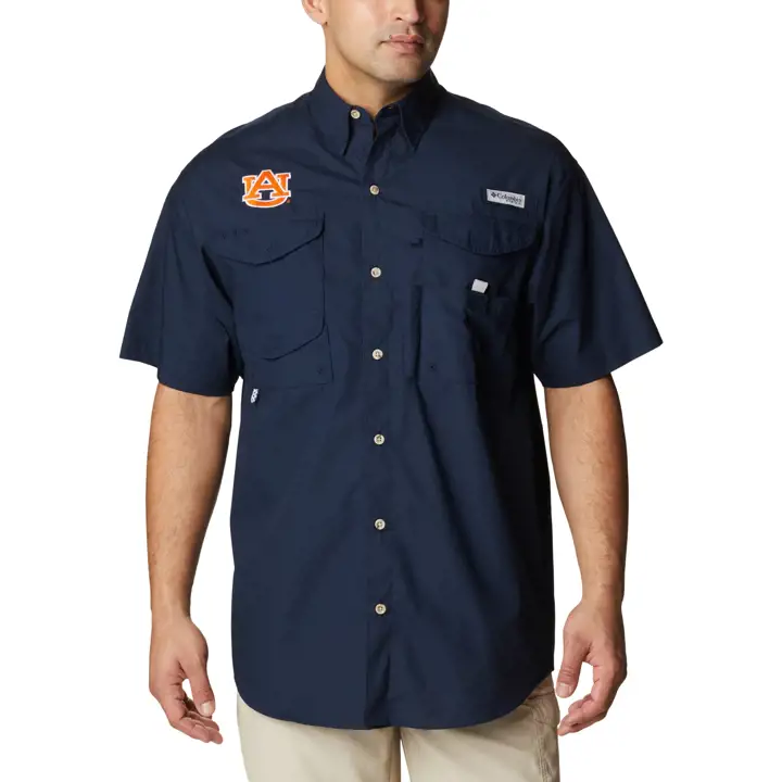 T-shirt Homme Auburn Tigers NCAA Bonehead Teams Marine