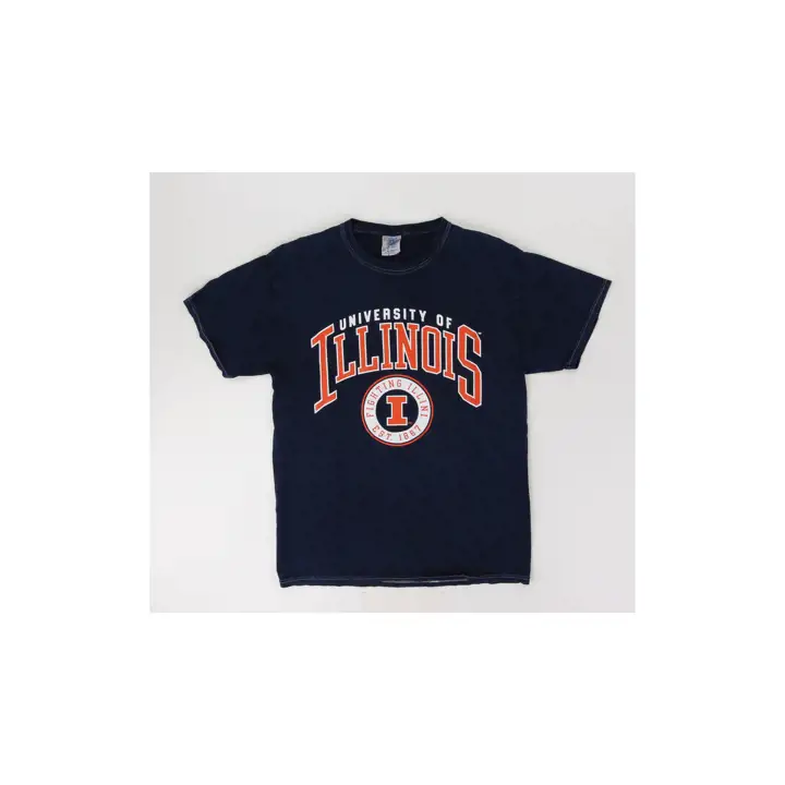 Illinois Fighting Illini NCAA Women's Mineral Wash BF T-Shir