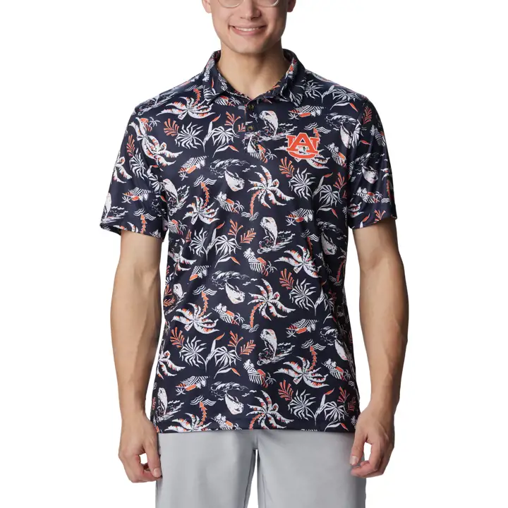 Polo « Super Terminal Tackle » NCAA Auburn Tigers – Bleu marine
