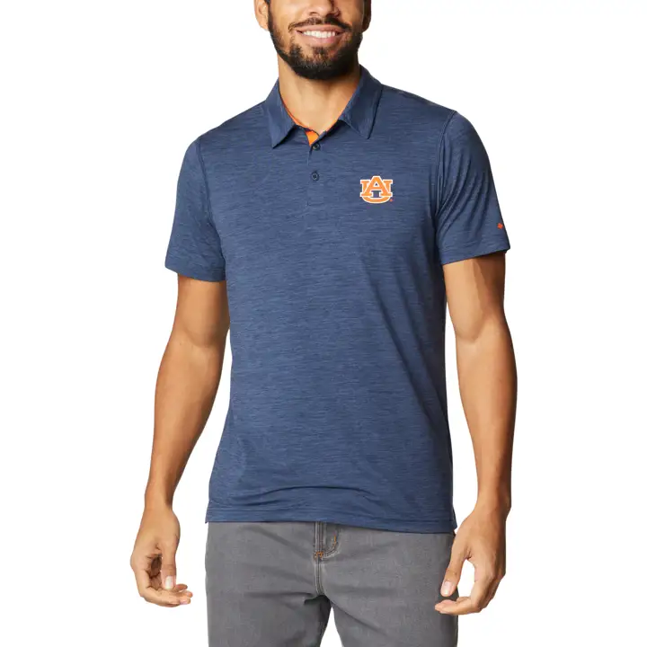 Auburn Tigers NCAA CLG Polo Technique Trail Marine