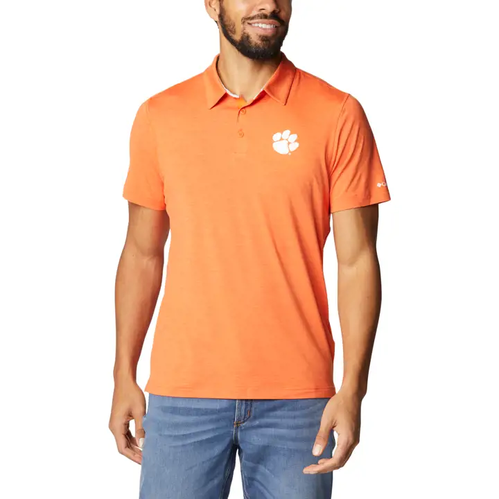 Polo technique Clemson Tigers NCAA CLG Trail orange