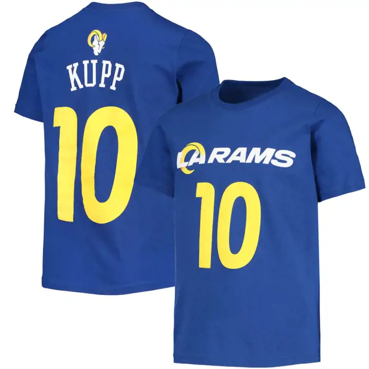 T-shirt bleu N&N 3.0 Cooper Kupp LA Rams NFL Youth Pride