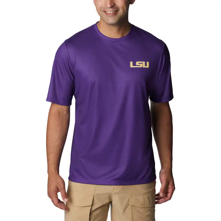 T-shirt à manches courtes L.S.U. NCAA Terminal Tackle