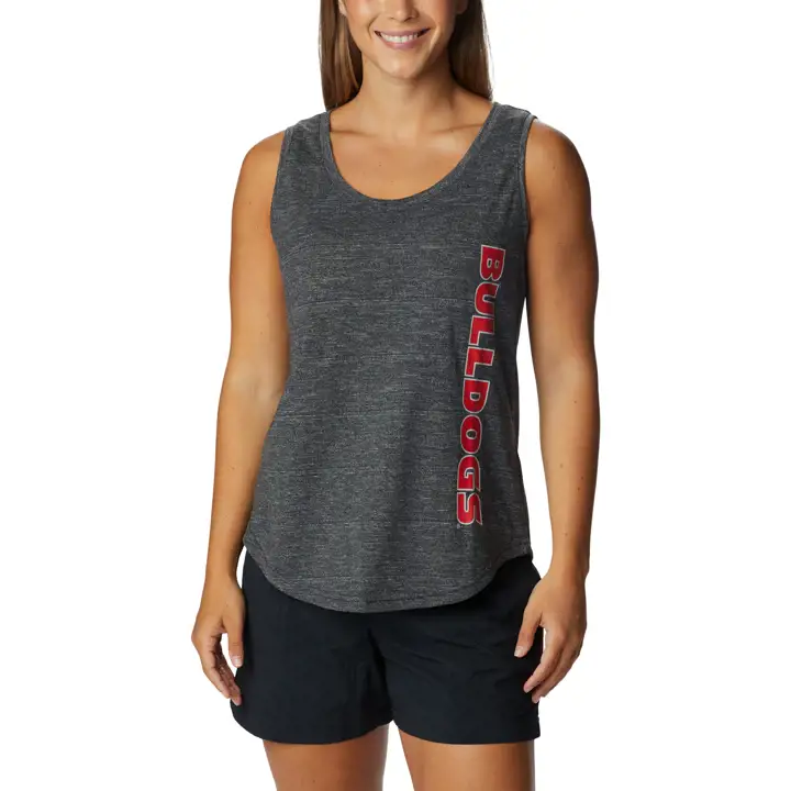 Débardeur Cape Cades pour femme NCAA Georgia Bulldogs noir