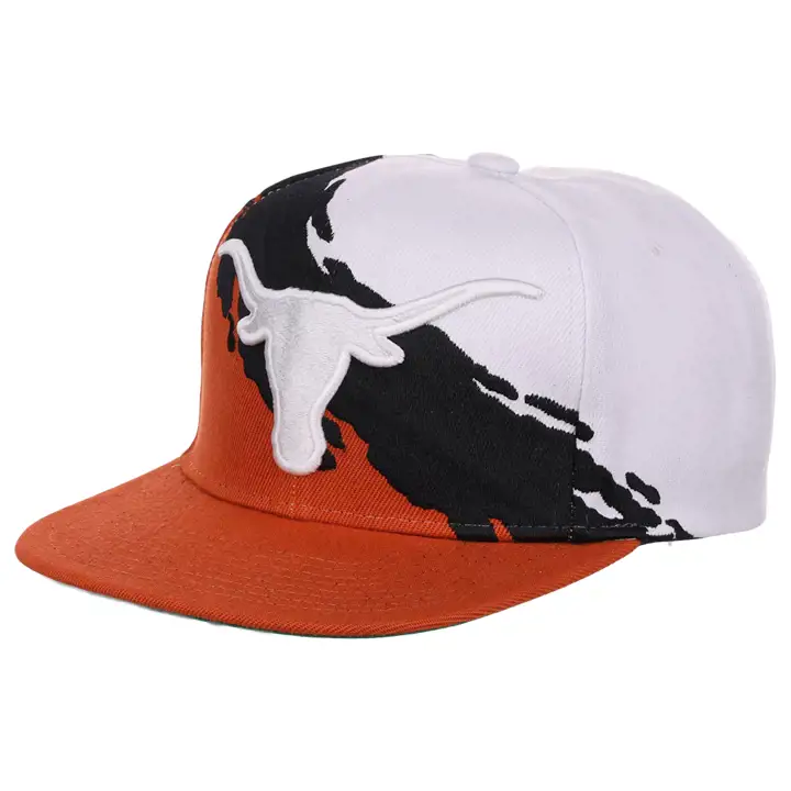 Casquette snapback Texas L NCAA Paintbrush blanc