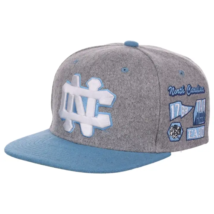 Casquette snapback North Carolina Tar Heels NCAA Melton Patch gris