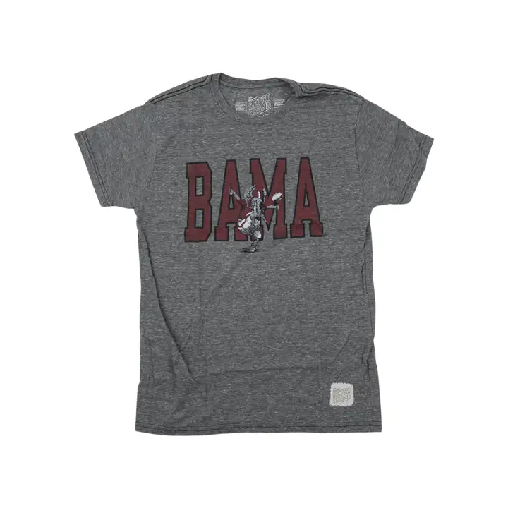 T-shirt triblende Alabama Crimson Tide NCAA motif éléphant et kicker