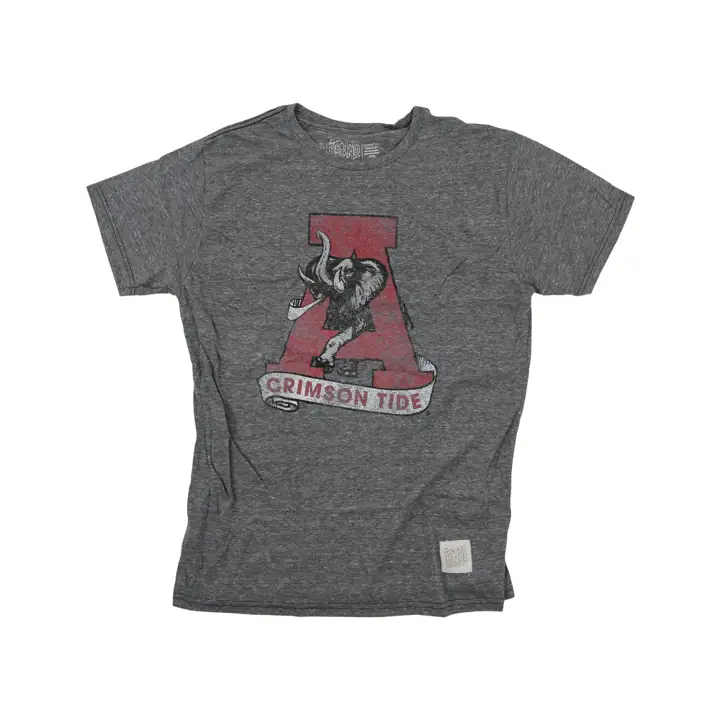 T-shirt Alabama Crimson Tide NCAA Vault Big Logo gris