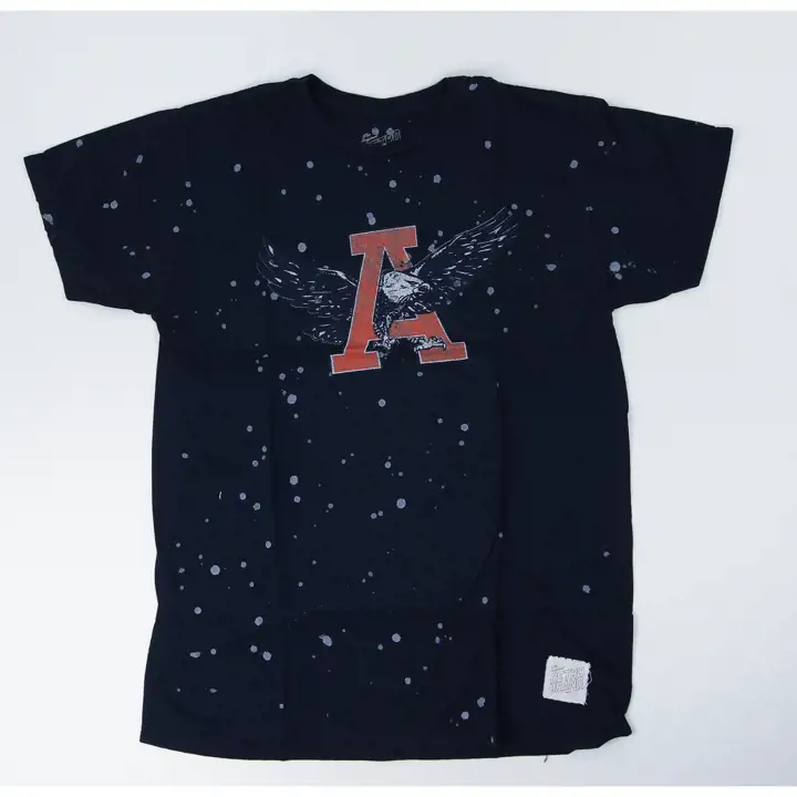 T-shirt « Bleach Wash Slogan » NCAA Auburn Tigers – Bleu marine