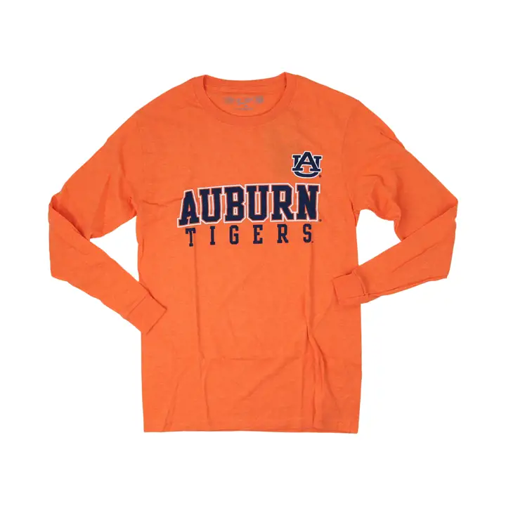 T-shirt manches longues à slogan de taille moyenne NCAA Auburn Tigers org