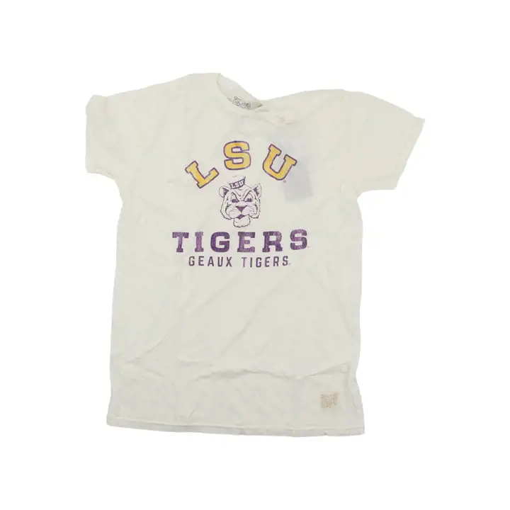 T-shirt Slogan L.S.U. NCAA Vault ivoire
