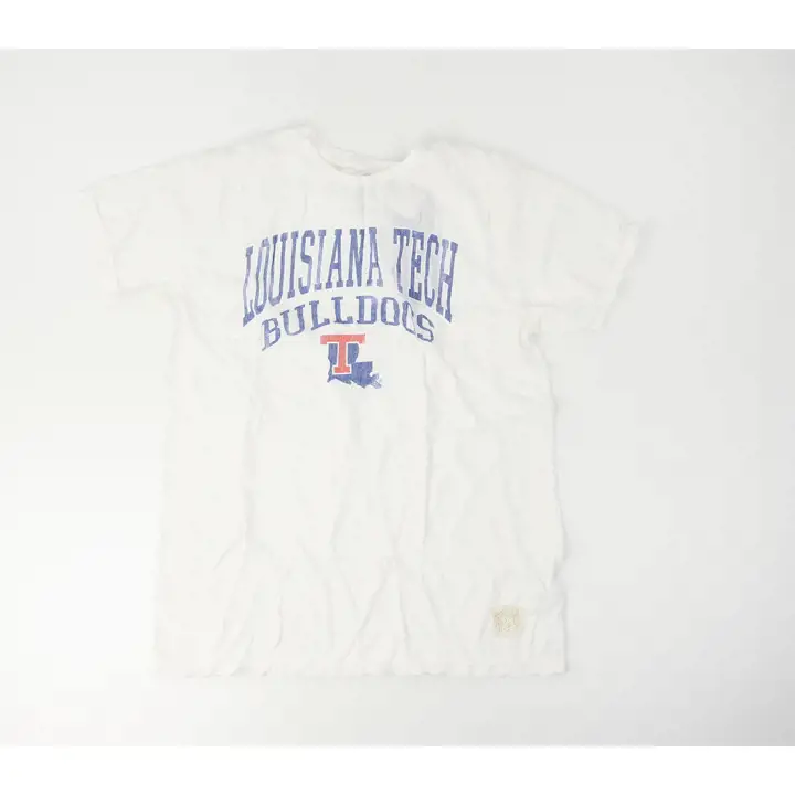 T-shirt à slogan avec logo universitaire des Bulldogs de Louisiana Tech NCAA ivo