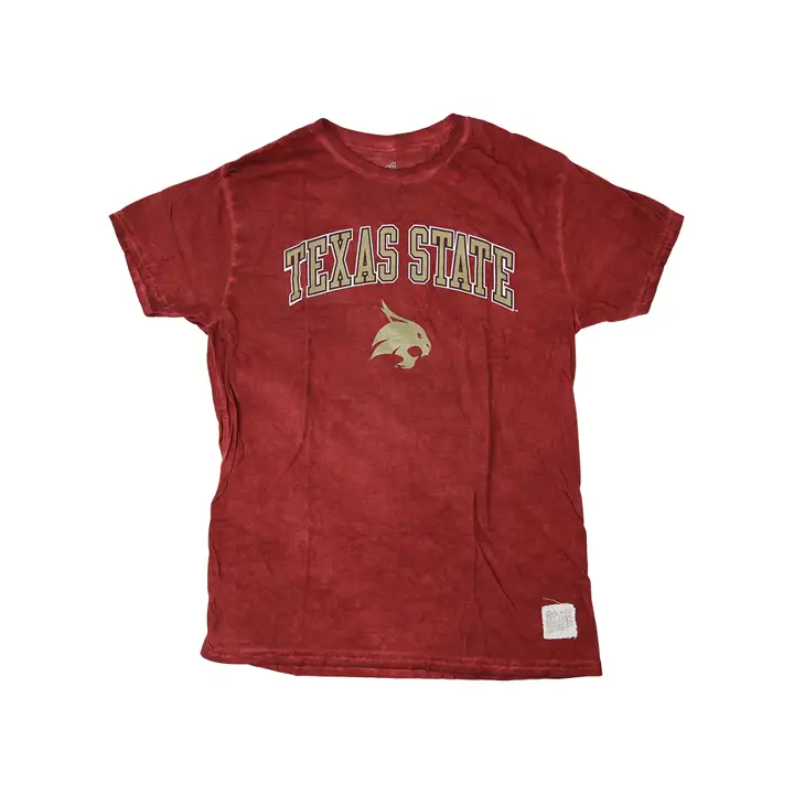 T-shirt à slogan délavé NCAA Texas State