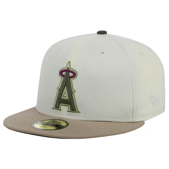 Anaheim Angels MLB Pistacia Vera 59FIFTY ivo/camel/olv