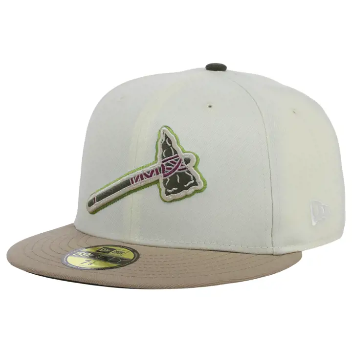 Atlanta Braves MLB Pistacia Vera 59FIFTY ivo/camel/olv