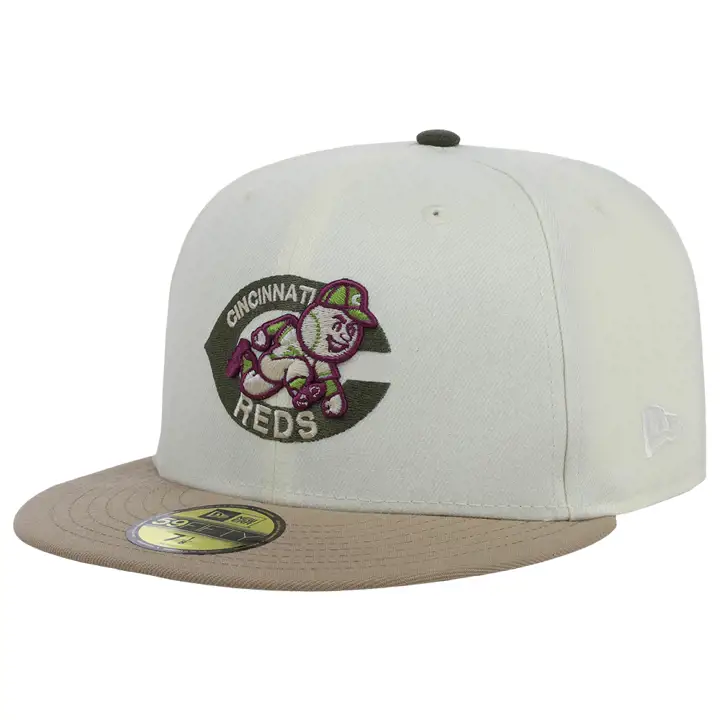 Casquette 59FIFTY MLB Pistacia Vera Cincinnati Reds ivoire/chameau/olive