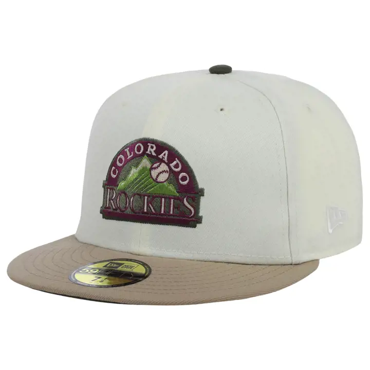 Colorado Rockies MLB Pistacia Vera 59FIFTY ivoire/chameau/olive