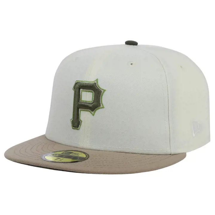 Casquette 59FIFTY MLB Pistacia Vera Pittsburgh Pirates ivoire/chameau/vert olive