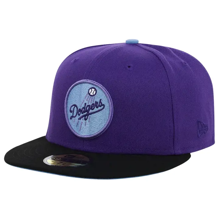 Los Angeles Dodgers MLB Bien contre Mal 59FIFTY pur/noir/bl.ciel