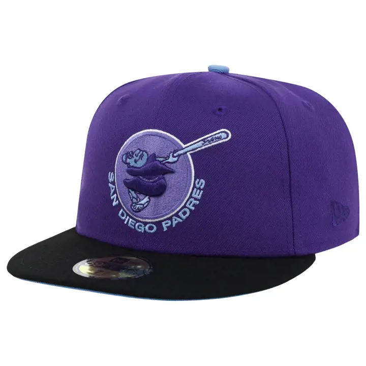 Casquette 59FIFTY MLB Good vs Evil des San Diego Padres pur/noir/bleu ciel