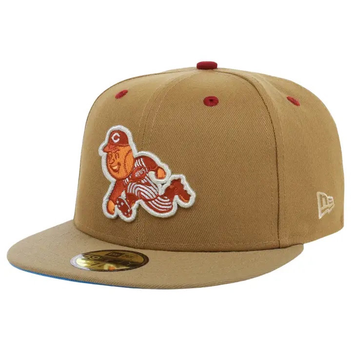Casquette 59FIFTY MLB Good vs Evil des Cincinnati Reds blanche/kaki/bleue