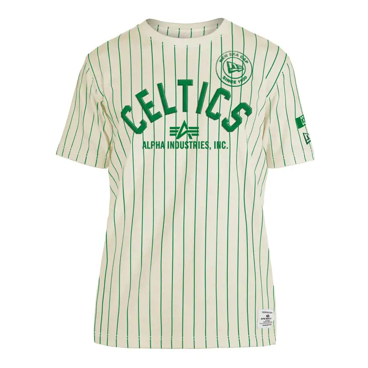 BOSTON CELTICS BOSTON CELTICS ALPHA TEE silv/grn