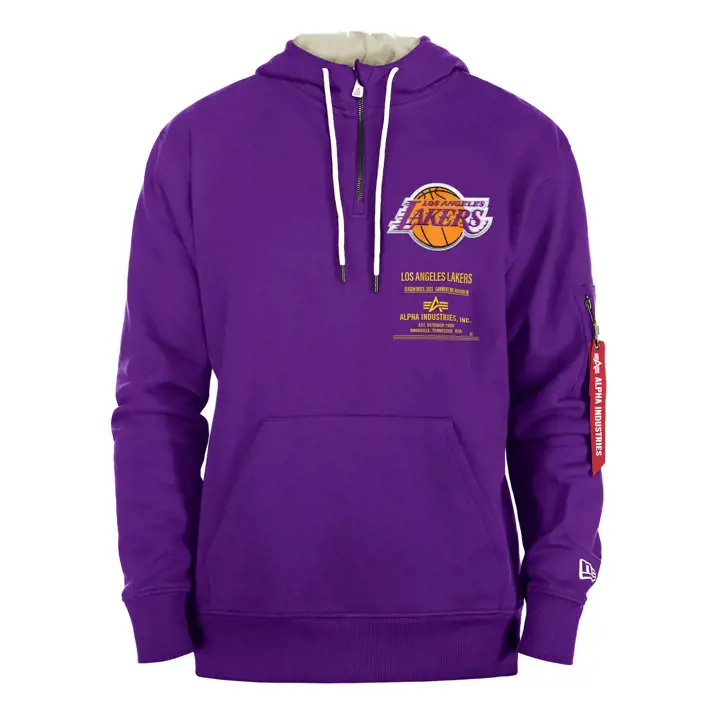 LOS ANGELES LAKERS LOS ANGELES LAKERS ALPHA HOODIE pur/jau