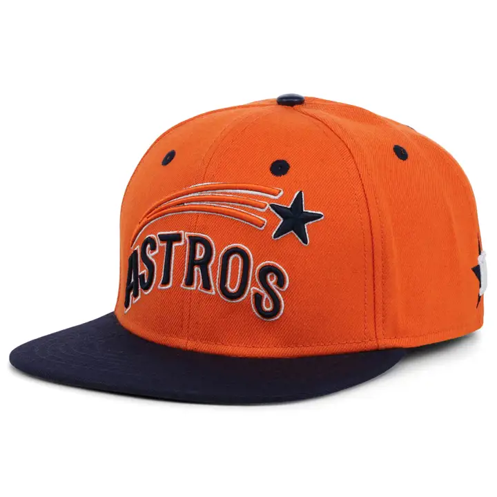 Casquette snapback MLB Houston Astros avec logo orange/marine/gris