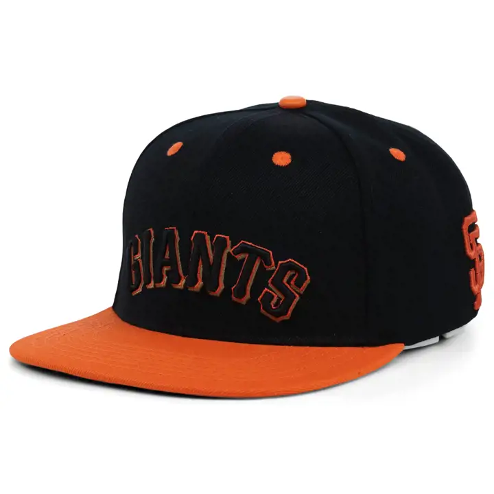 Casquette Snapback San Francisco Giants MLB Wordmark noire/orange/grise