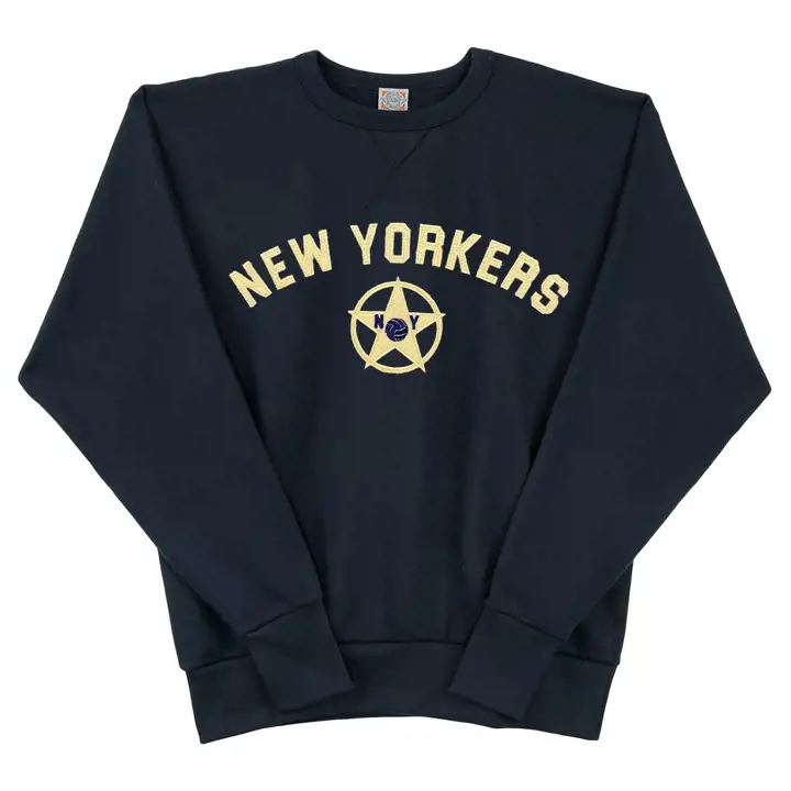 Sweat-shirt en molleton vintage New York Americans