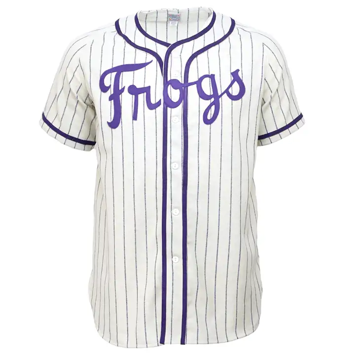 Maillot domicile de l'Université chrétienne du Texas 1963