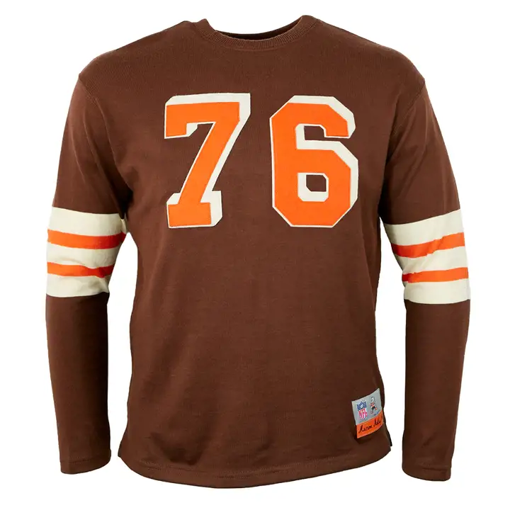 Maillot de football authentique des Browns de Cleveland 1946