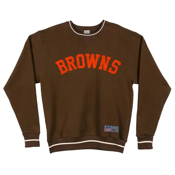 Sweat-shirt ras-du-cou vintage des Cleveland Browns