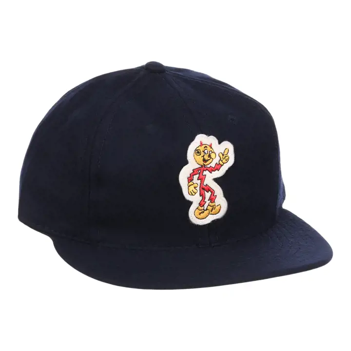 Casquette vintage Reddy Kilowatt 1940 bleu marine