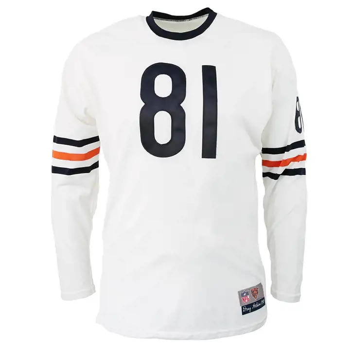 Maillot de football américain Durene 1958 des Chicago Bears