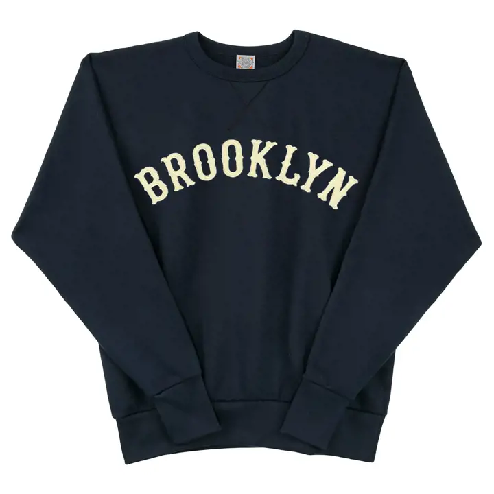 Sweat-shirt Brooklyn Eagles en molleton français vintage