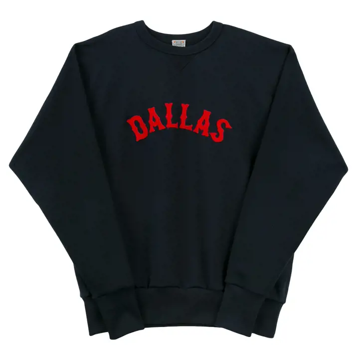 Sweat-shirt Dallas Rebels en molleton bouclette style vintage