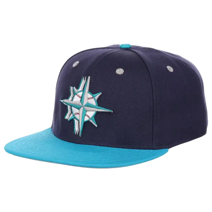 Casquette snapback Seattle Mariners MLB Shift logo bleu/gris/gris