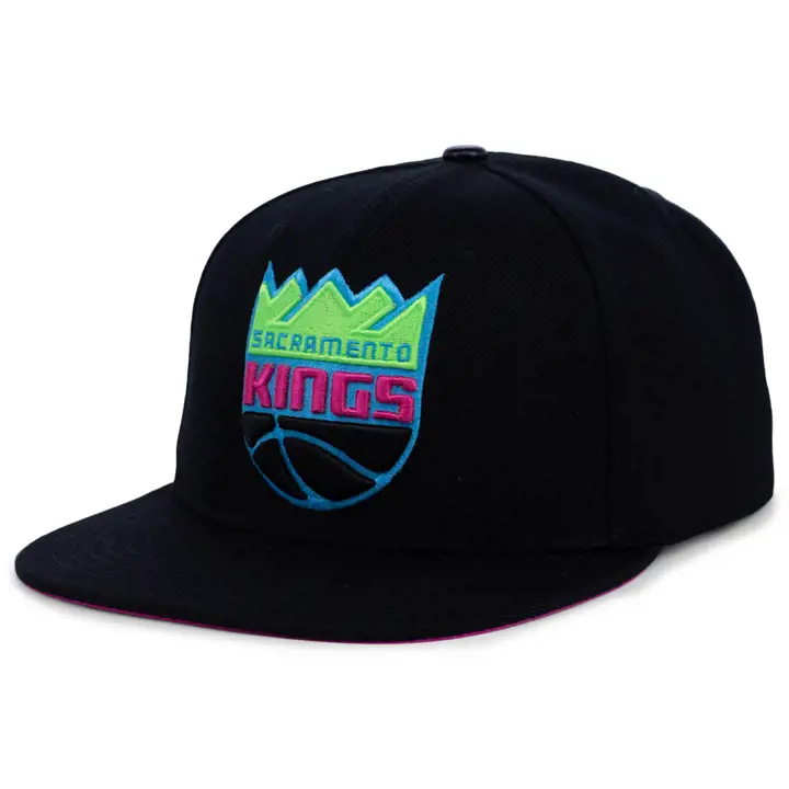 Casquette Snapback NBA Blacklight Sacramento Kings noir/noir/bleu