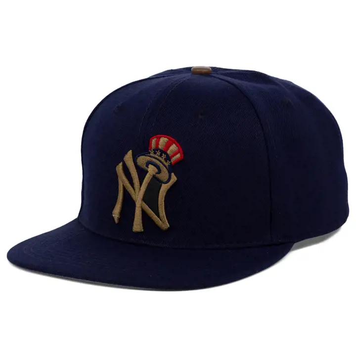 Casquette à visière plate New York Yankees MLB Duo Club Snapback marine/marine/gris