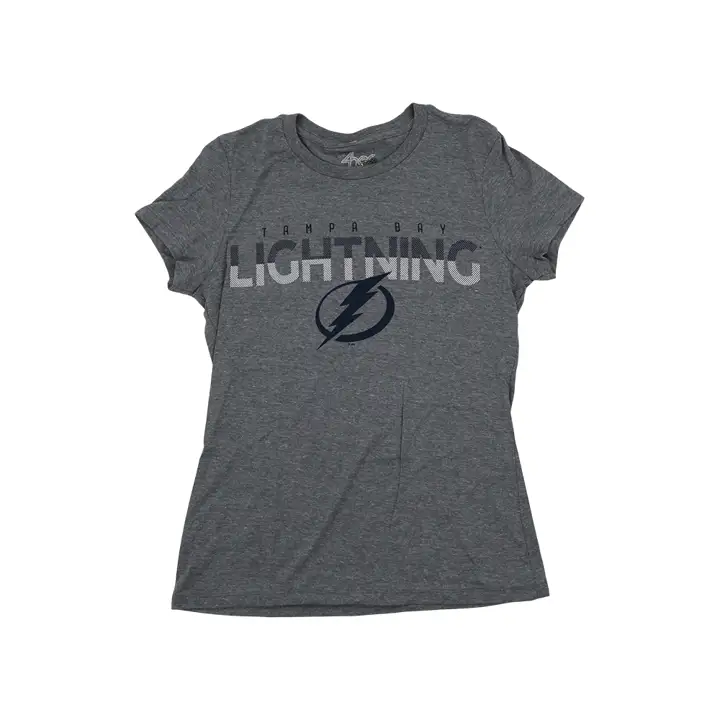 T-shirt graphique primaire femme Lightning NHL 22 gris