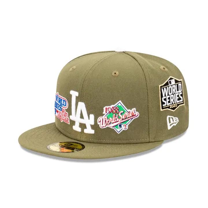 Los Angeles Dodgers MLB Olive World Series 59FIFTY olv/olv/g