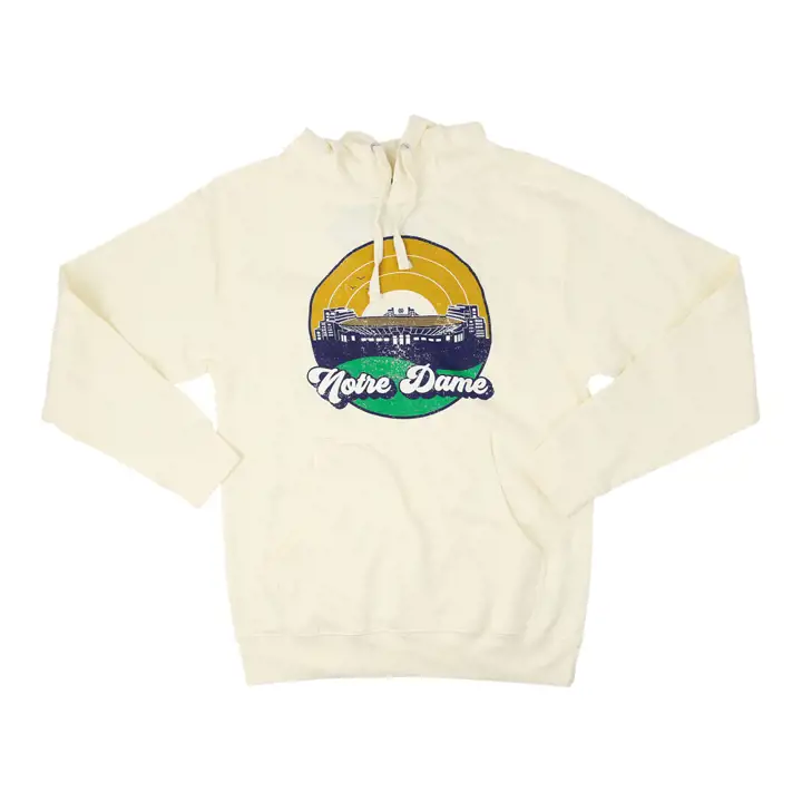 Sweat à capuche Notre Dame Fighting Irish NCAA Stade Vert