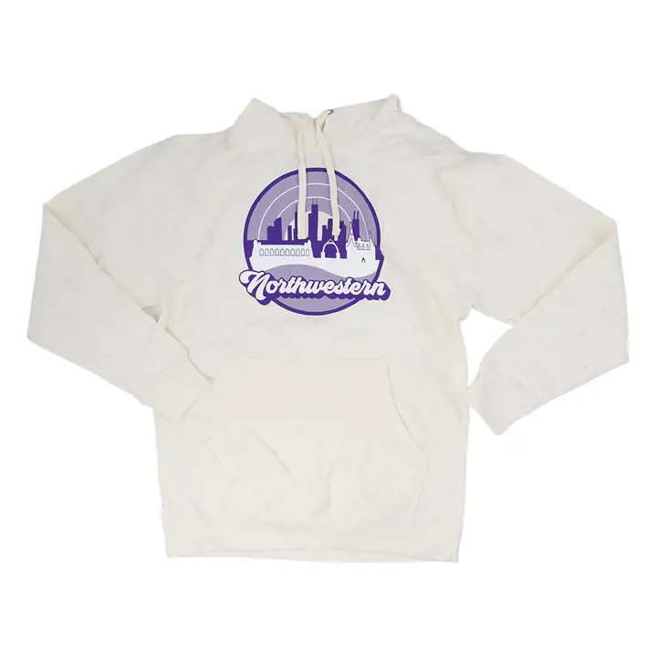 Sweat à capuche Northwestern Wildcats NCAA Stadium - Noir