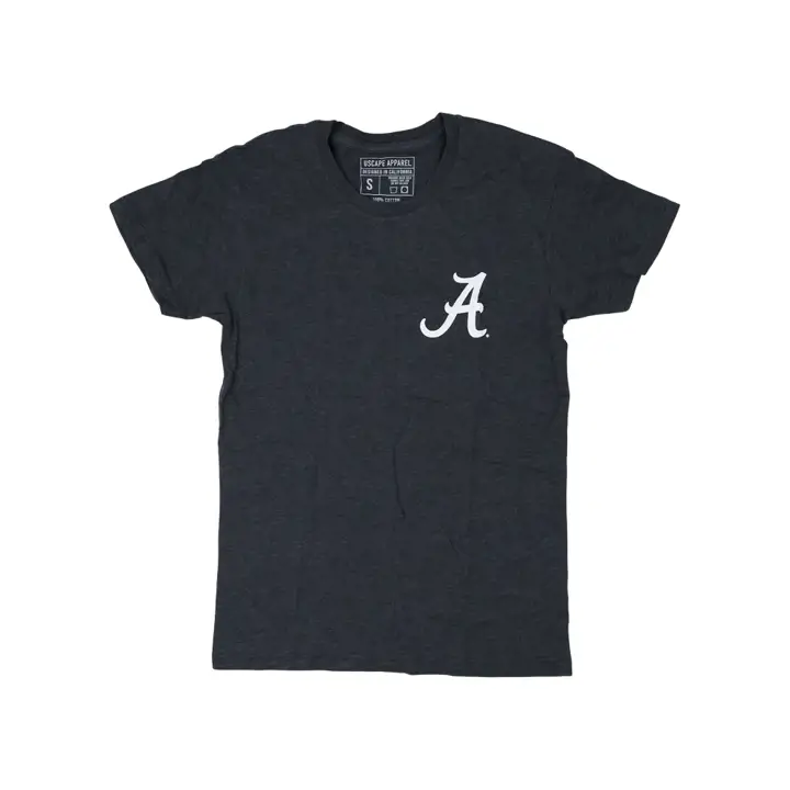 T-shirt Alabama Crimson Tide NCAA Ultimate Skyline en coton filé à l'anneau