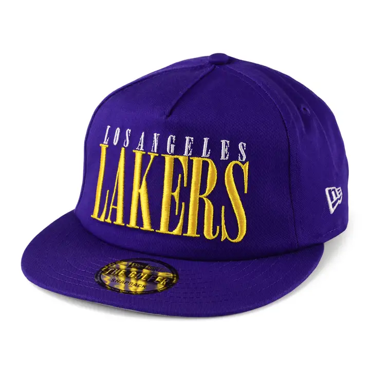 Casquette Los Angeles Lakers NBA Tall Text Golfer pur/pur/gri