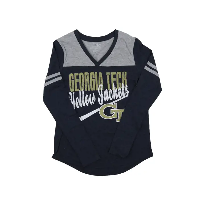 Georgia Tech Yellow Jackets T-shirt manches longues Héritage NCAA Femme