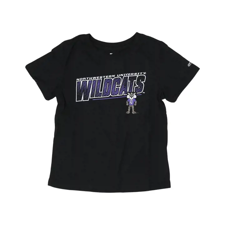 T-shirt BLK pour tout-petit Northwestern Wildcats NCAA Big Fun