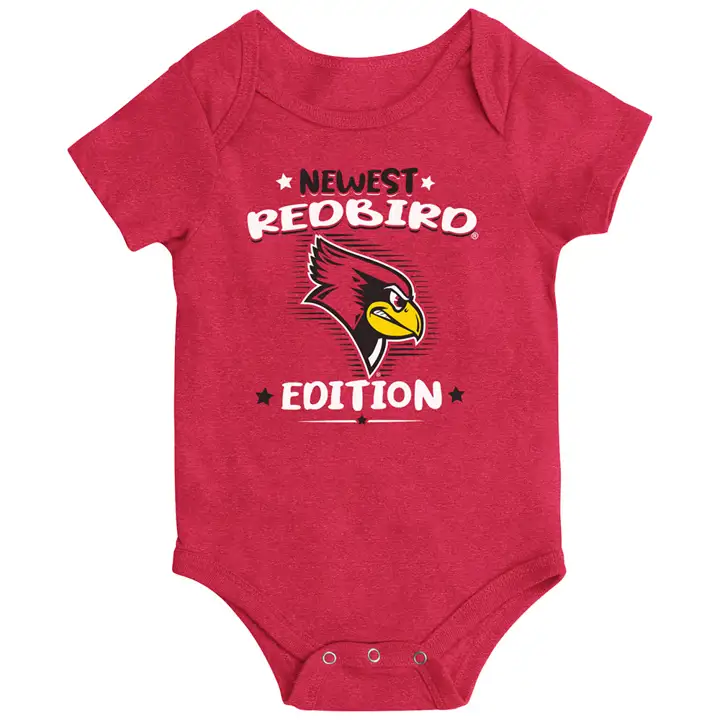 Grenouillère nouveau-né NCAA Biggest Fan Redbirds de l'Illinois State ROUGE