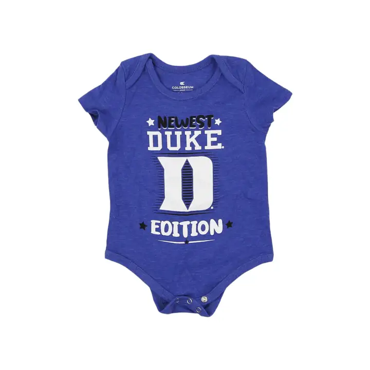 Grenouillère Duke Blue Devils NCAA pour nouveau-né « Plus grand fan » RBL